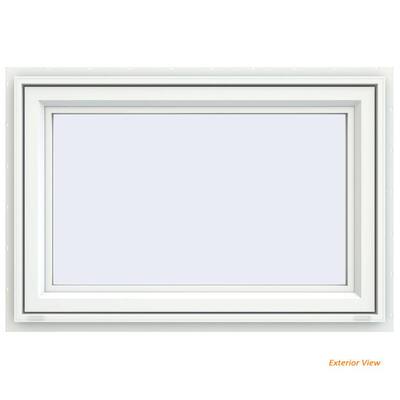 47.5 in. x 29.5 in. V-4500 Series White Vinyl Awning Window with Fiberglass Mesh Screen
