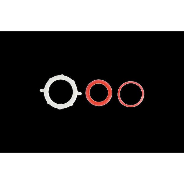 1-1/2 in. Slip Joint Nuts and Washers Pro Pack with RED TPE Flanged Washers 5-pack
