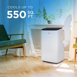 8,100 BTU Portable Air Conditioner Cools 550 Sq. Ft. in White