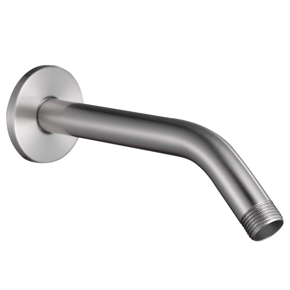 Heemli 8 in. Shower Arm and Flange in Brushed Nickel KWG8N The Home Depot