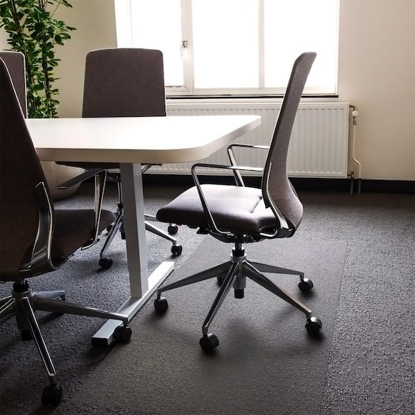 Ultimat XXL Clear 60 in. x 118 in. Polycarbonate Rectangular Indoor Chair Mat for Carpets