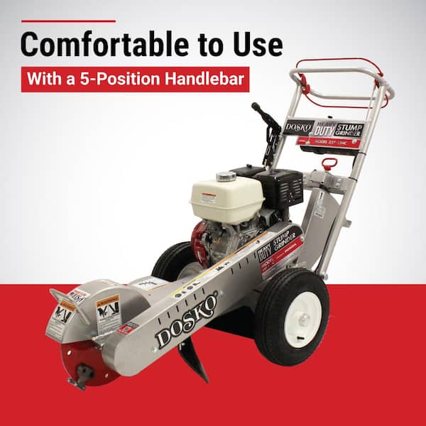 Dosko Dosko Stump Grinder : 13 HP Walk-Behind : Honda GX390 337