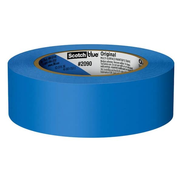 MMBM Blue Painters Tape, 1 1/2 Inch x 60 Yards, 16 Pack, 1.5 Inch Wide  General Purpose Multipack with Easy Tear Design