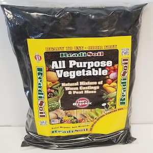 8 Qt. 100% Organic Worm Castings All Purpose Vegetable Blend
