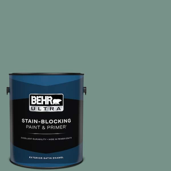 BEHR ULTRA 1 gal. #S430-5 Longmeadow Satin Enamel Exterior Paint & Primer