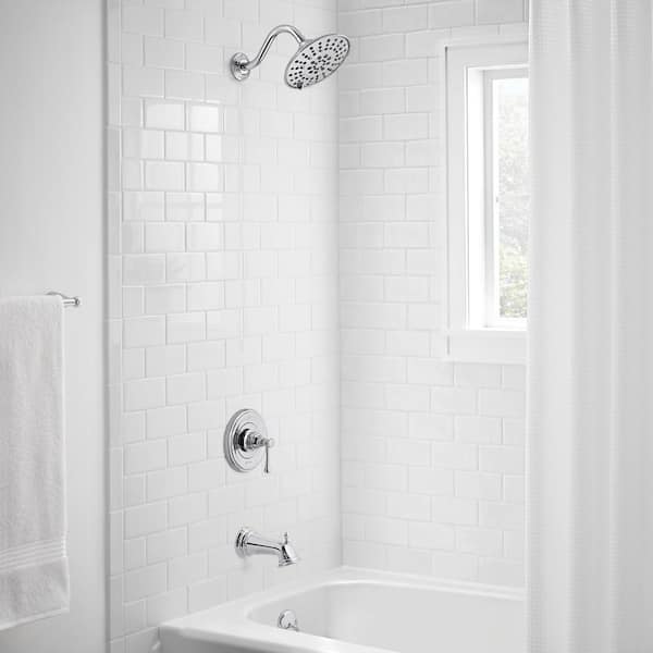 Warnick Single-Handle 1-Spray Tub and Shower Faucet in Chrome (Valve Included)