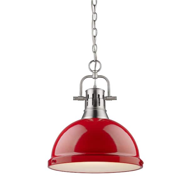Duncan Collection 1-Light Pewter Pendant