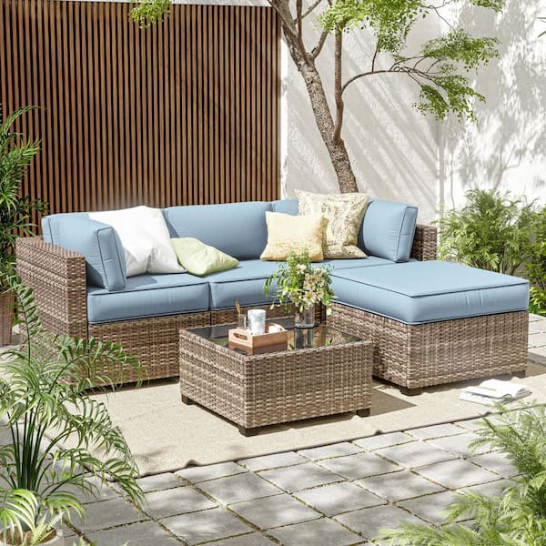 Replacement Cushions For Wicker Furniture 8Pcs Stretch Patio