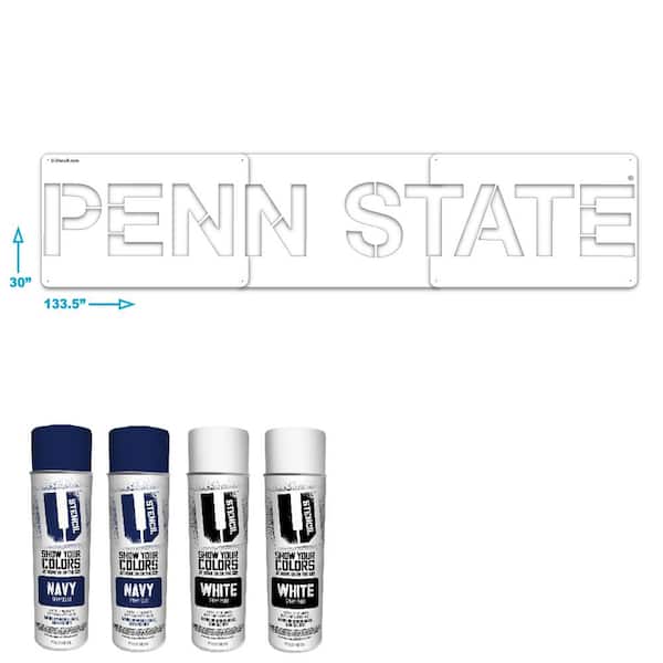 U Stencil Penn State Lawn Stencil Kit