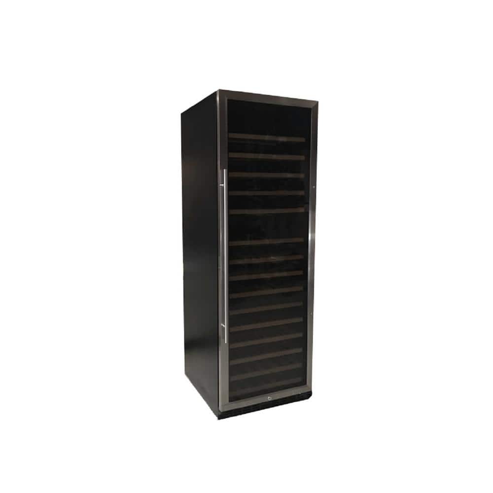Cooler Depot Dual Temperature Zone 23.5 in. W 168Bottle Glass Door Free Standing Wine Cooler in