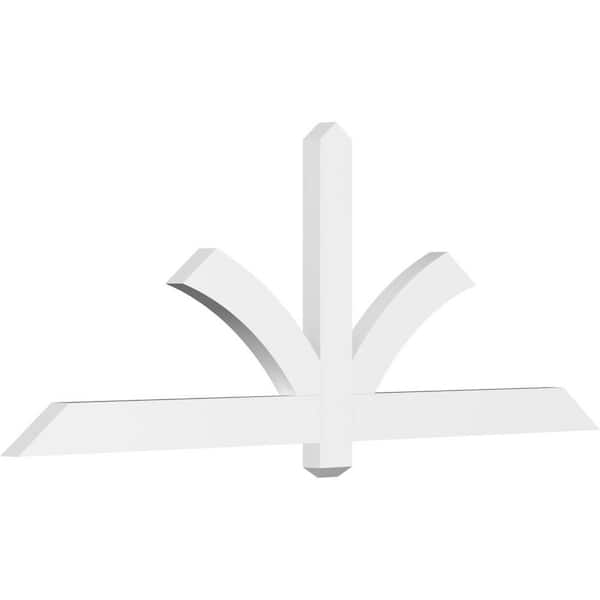 Ekena Millwork Redmond 72 in. W x 27 in. H x 2 in. D Signature Polyurethane Bracket