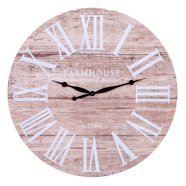 Pinnacle Rustic Brown Wood Plank Wall Clock 1801 6039 The Home Depot - Wall Clocks Target Au Pinnacle Rustic Brown Wood Plank Wall Clock 1801 6039 The Home Depot - Wall Clocks Target Au