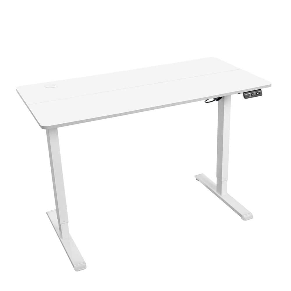 47.2 in. Rectangular White Steel Compact Electric Standing Desk with Adjustable Height price history on PriceWatchPro