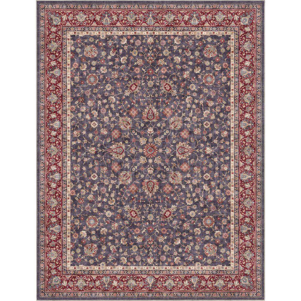 Asha Rome Vintage, Oriental Persian, Navy Blue Red 6 ft. x 9 ft. Area Rug price history on PriceWatchPro