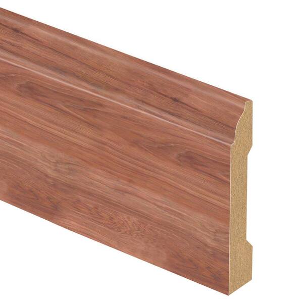 Zamma Toffee Hickory 9/16 in. Thick x 3-1/4 in. Wide x 94 in. Length Laminate Wall Base Molding