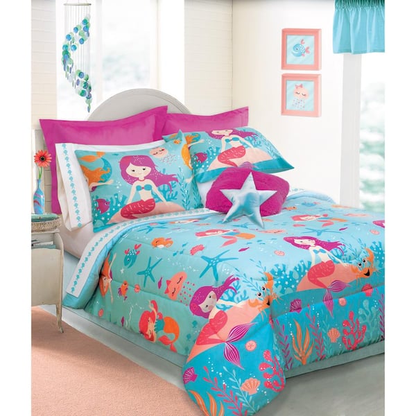 Unbranded Safdie & Co. Multi-Colored Graphic Twin Polyester Comforter Only