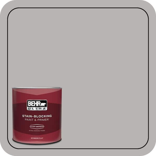 BEHR ULTRA 1 qt. #790E-3 Porpoise Extra Durable Flat Interior Paint & Primer