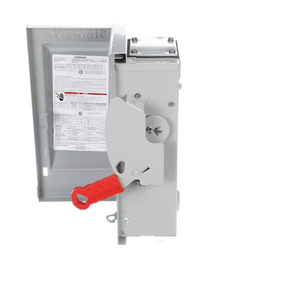 Heavy Duty 30 Amp 600-Volt 3-Pole Outdoor Fusible Safety Switch