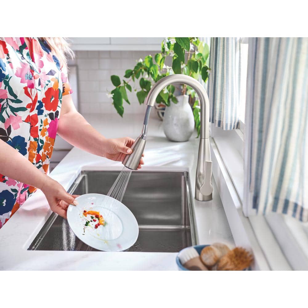 Stainless Steel Touchless Pull-Down Sprayer Kitchen Faucet