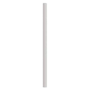 7 ft. White Outdoor Direct Burial Aluminum Lamp Post fits Most Standard 3 in. Post Top Fixtures Includes Inlet Hole
