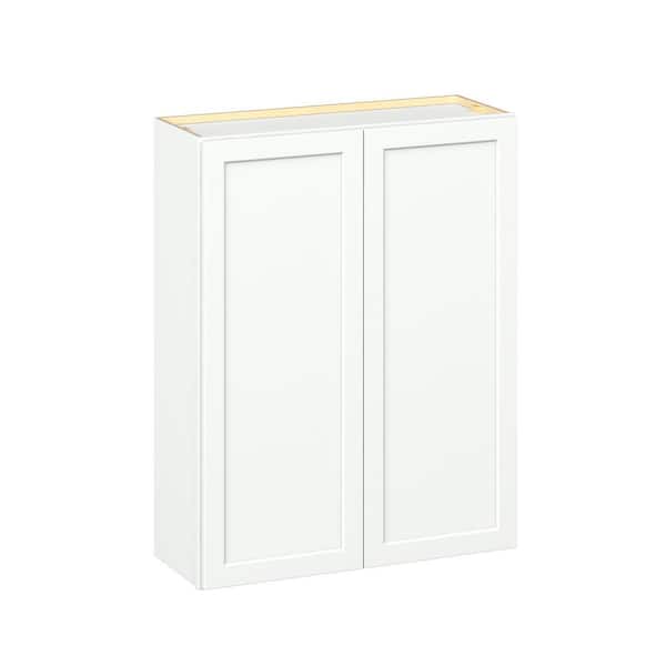 Emerson Pure White Wall 2-Door Ready to Assemble Kitchen Cabinet (33 in. W x 42 in. H x 12 in. D)