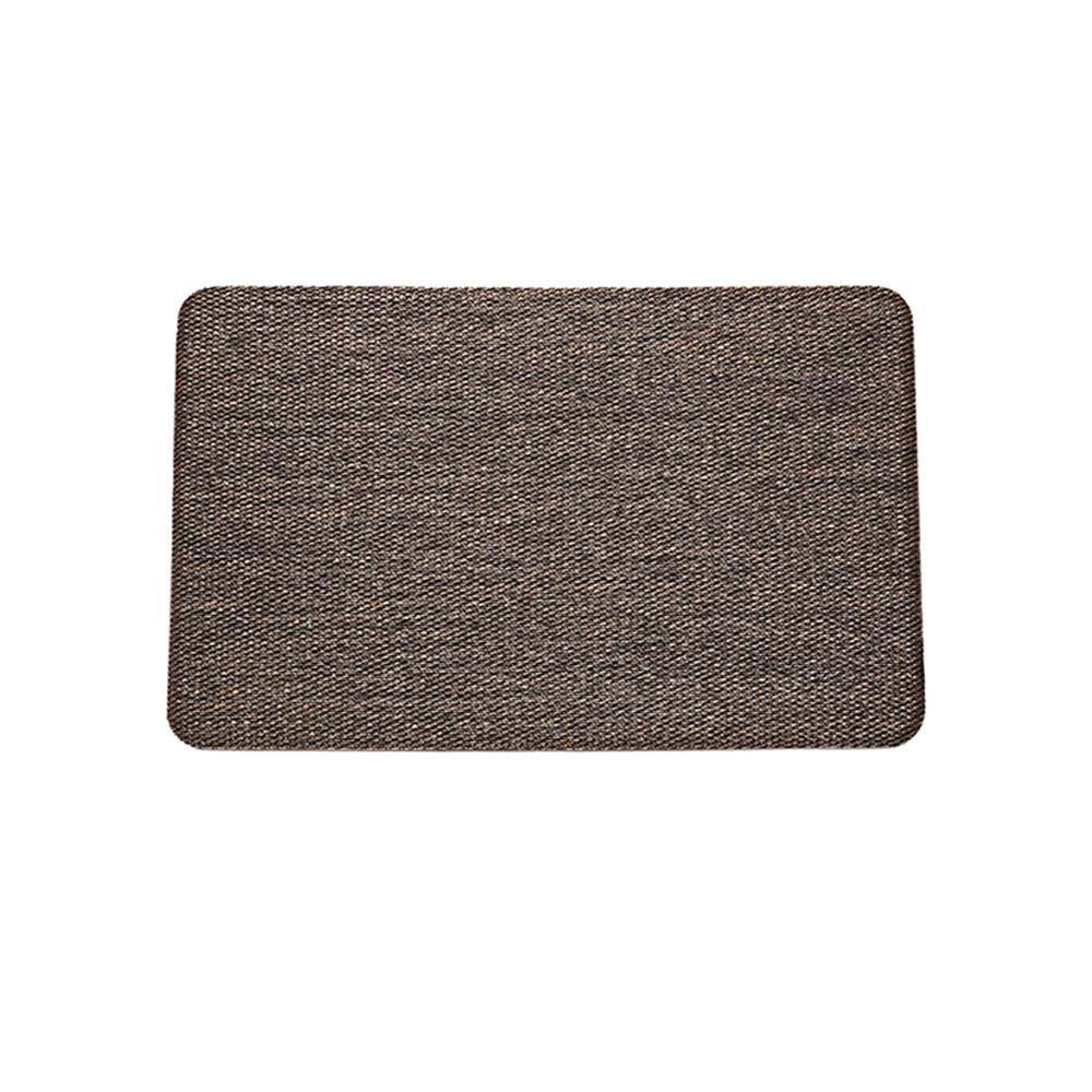 Nautica Alder Natural/Black 20 in. x 32 in. AntiFatigue Kitchen Mat