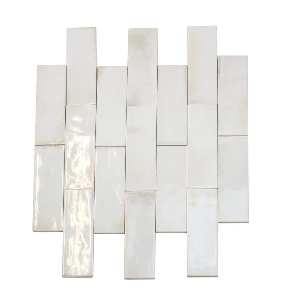 Glossy White Ceramic Subway Tile for Kitchen and Bathroom