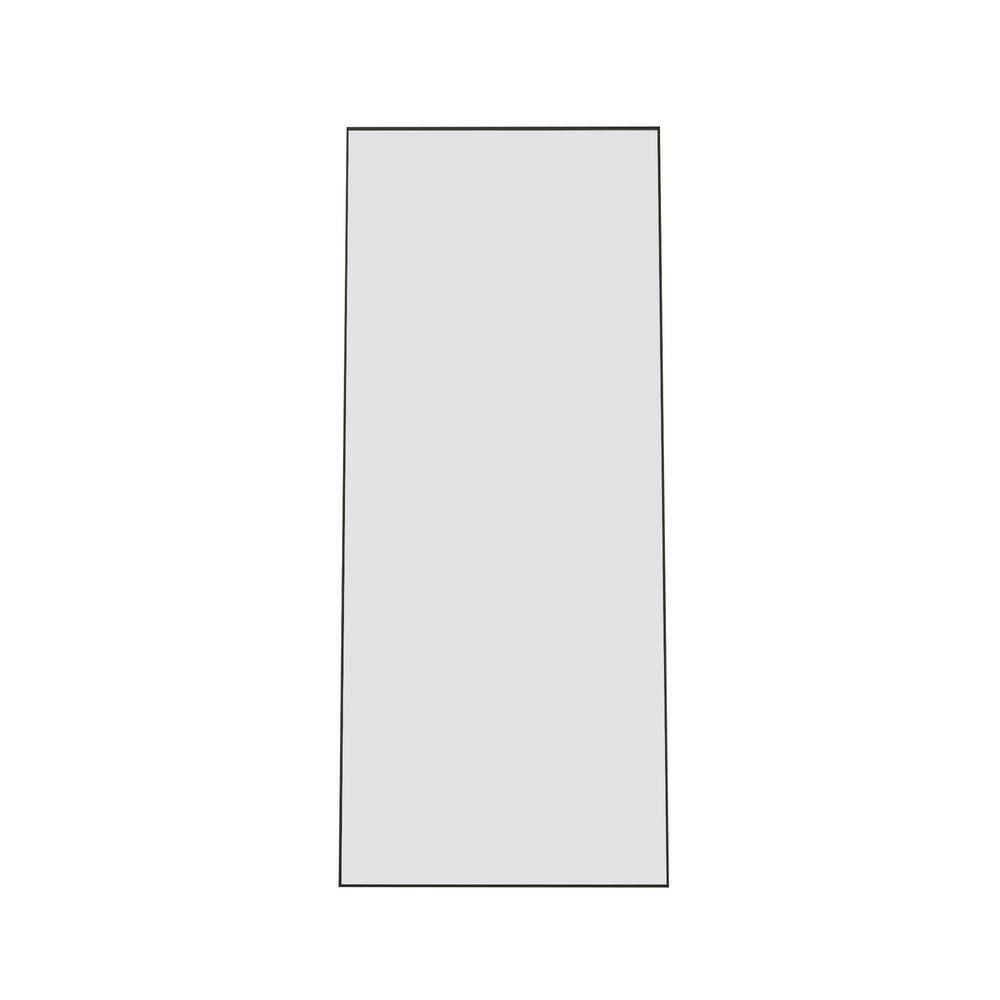 32 in. W x 71 in. H Rectangular Aluminum Framed Wall Mount or Floor Standin