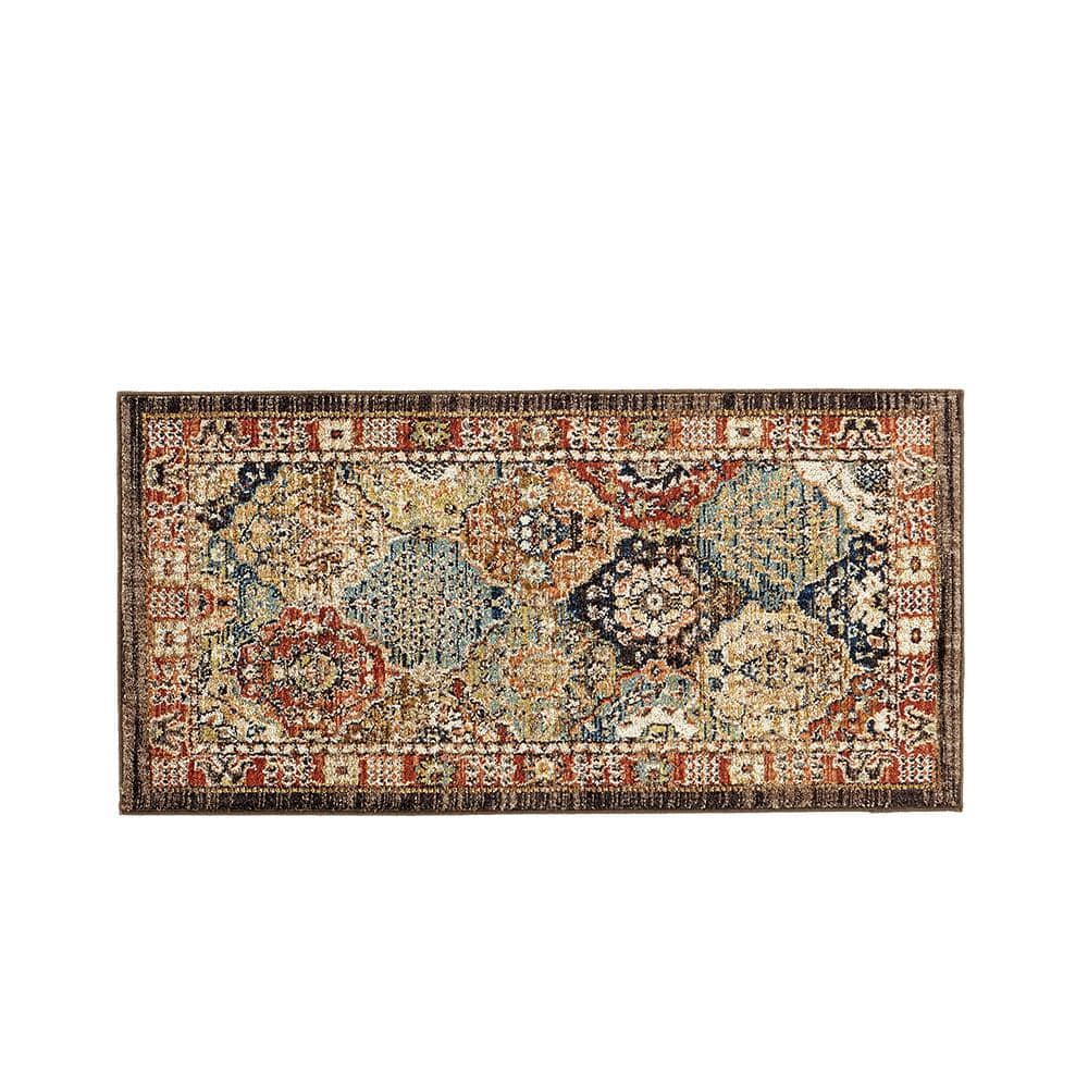 Home Decorators Collection Patchwork Multi 2 ft. x 4 ft. Medallion ...