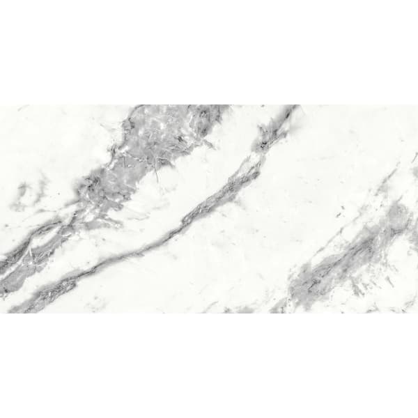 FloorPops Take Home Sample - Off-White Piazza Marble 2.76 Mil x 6 in. W x 6 in. L Water Resistant Luxury Vinyl Tile Flooring