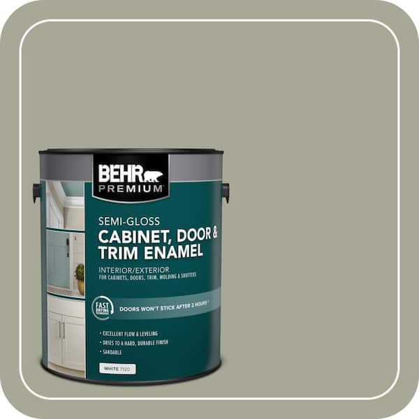 BEHR PREMIUM 1 gal. #PPU10-16 Simply Sage Semi-Gloss Enamel