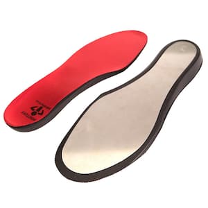 Men's Size 11-13 Women's Size 13-15 Red Puncture Resistant Insoles