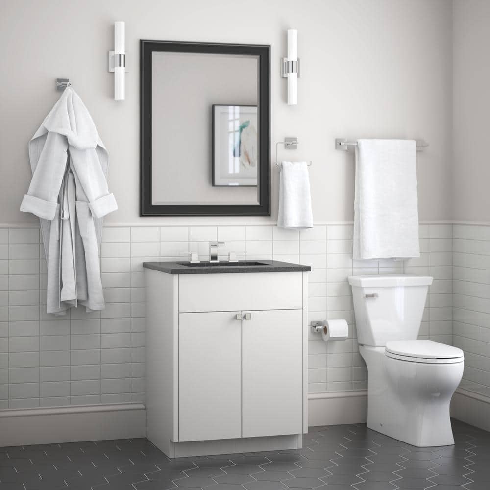 Maxted Polished Chrome Wall Mounted Towel Ring