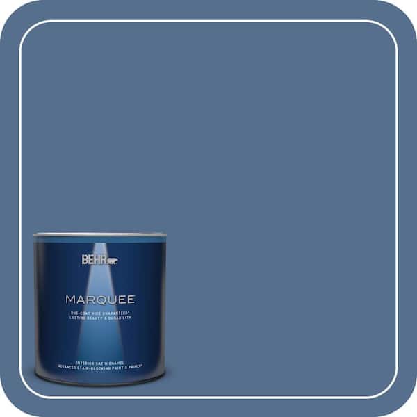 BEHR MARQUEE 1 qt. #PPF-47 Porch Song Satin Enamel Interior Paint & Primer