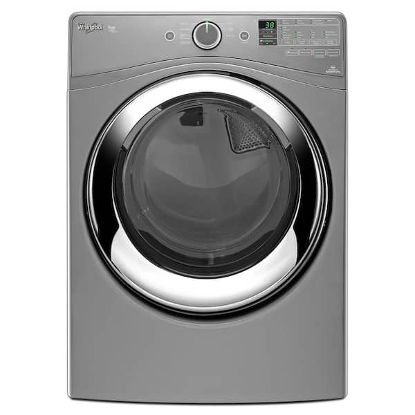 Whirlpool Duet 7.3 cu. ft. Electric Dryer with Steam in Chrome Shadow, ENERGY STAR