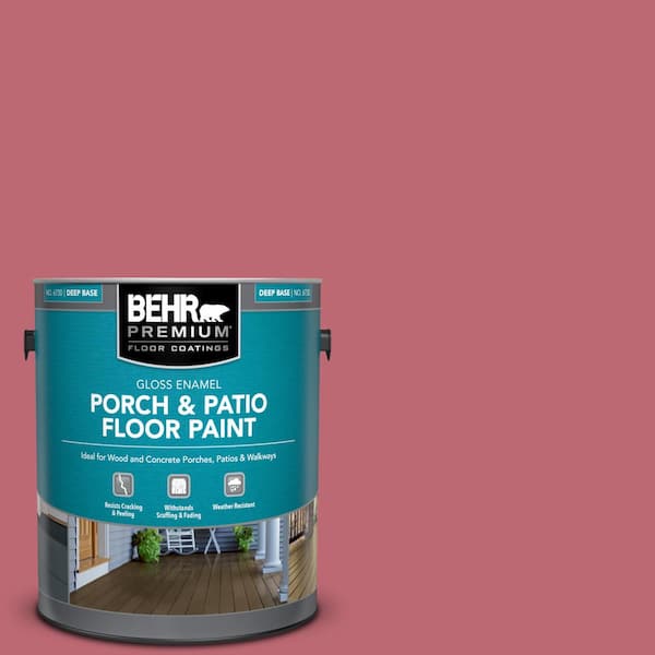 BEHR PREMIUM 1 gal. #M140-5 Cherry Fizz Gloss Enamel Interior/Exterior Porch and Patio Floor Paint
