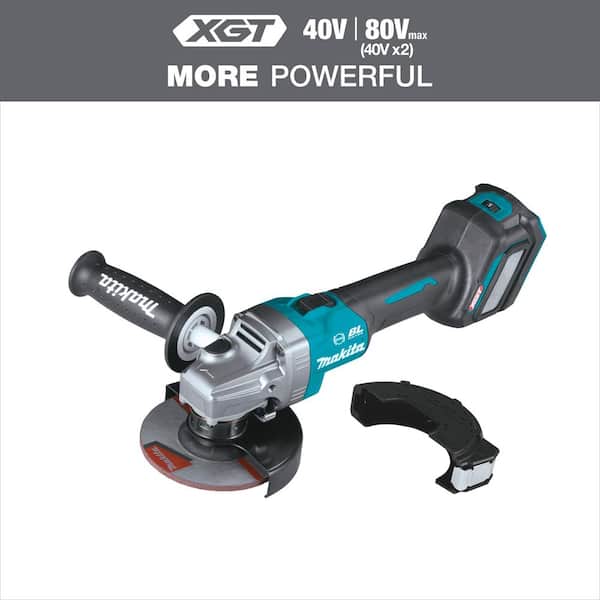 Makita 40V Max XGT Brushless Cordless 4-1/2/5 in. Angle Grinder with Electric Brake AWS Capable (Tool Only)