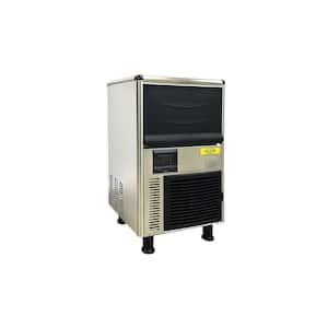 18.2 in. 66 lb./24 H Commercial Freestanding Ice Making Machine E31K in Black with 22 lbs. Storage Bin Full Size Cubes