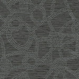 Nikki Chu 30.75 sq. ft. Black Amhara Peel and Stick Wallpaper