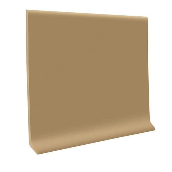 Unbranded Vinyl Sahara 4 in. x 48 in. x 1/8 in. Wall Cove Base (30-Pieces)