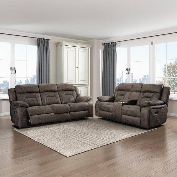 Lazzara Driscoll 84.5 in. W. Pillow Top Arm Microfiber Rectangle 2