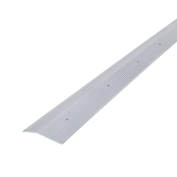 2"X 72" SILVER ALUMINUM CARPET TRIM W/SCREW NAILS
