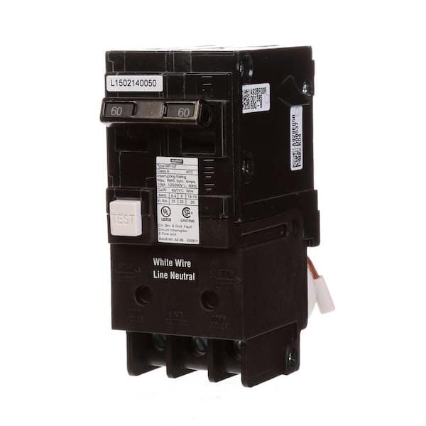 Murray 60 Amp Double-Pole Type MP-GT GFCI Circuit Breaker