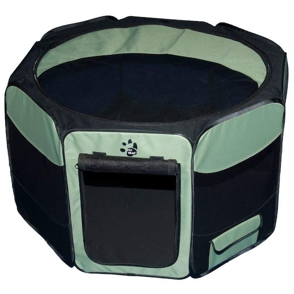 Pet Gear 36 in. L x 36 in. W x 21 in. H Octagon Pet Pen with Removable Top