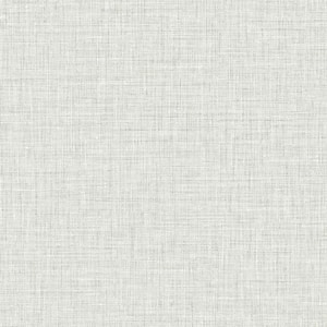 Easy Linen Winter Mist Heather Gray Vinyl Strippable Roll (Covers 60.75 sq. ft.)