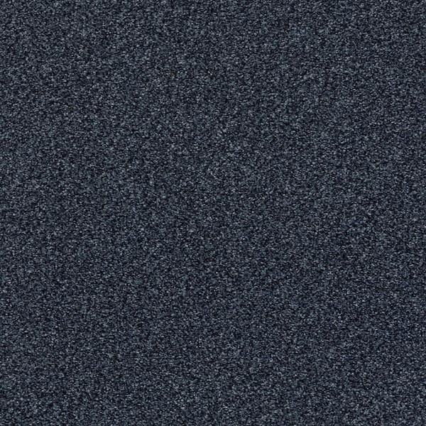 Lifeproof Karma I - Shadows - Blue 41.2 oz. Nylon Texture Installed Carpet