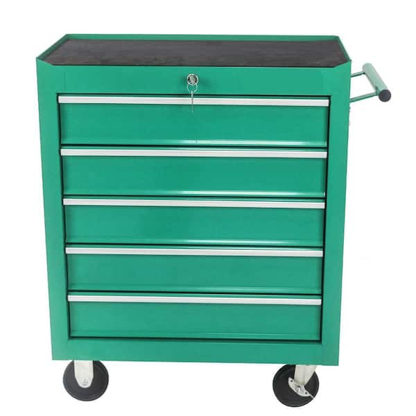 Damodpoy 13 in. 5 Drawer Tool Chest, Side Tool Cabinets for Garage ...