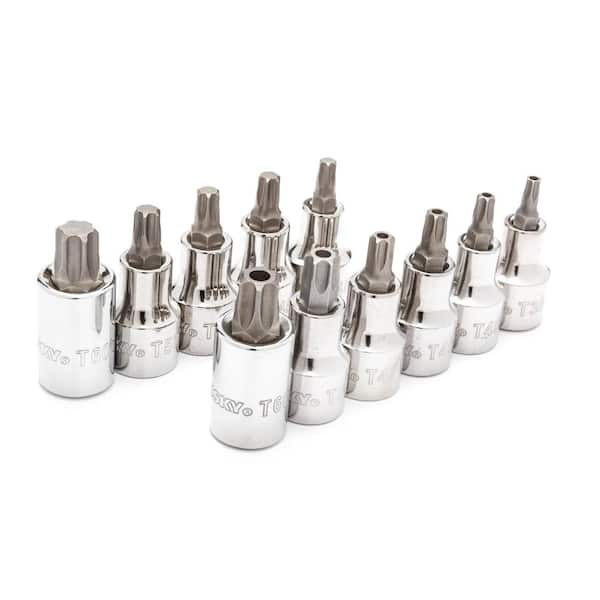 Photo 1 of 1/2 in. Drive Torx Hex Bit Socket Set (11-Piece)