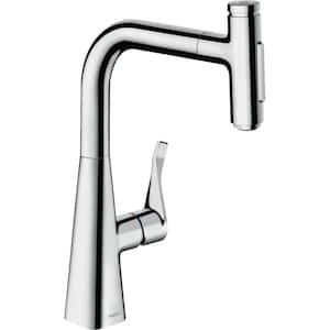 Metris Select Single-Handle Pull-Down Sprayer Kitchen Faucet in Chrome