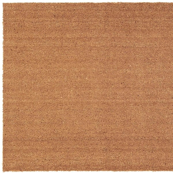 Brown 48 in. x 30 in. Coir Non-Slip Indoor/Outdoor Door Mat